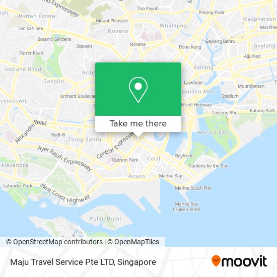 Maju Travel Service Pte LTD map