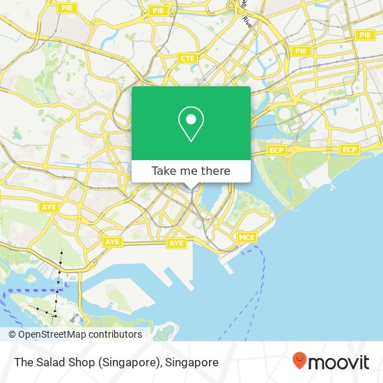 The Salad Shop (Singapore)地图