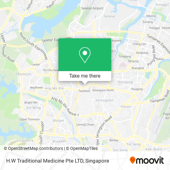 H.W Traditional Medicine Pte LTD map