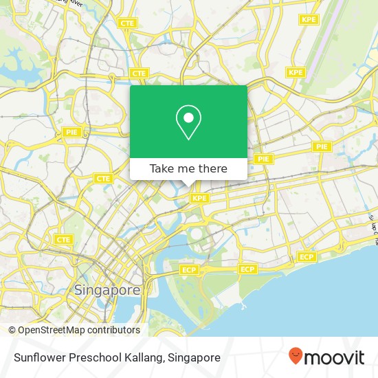 Sunflower Preschool Kallang map