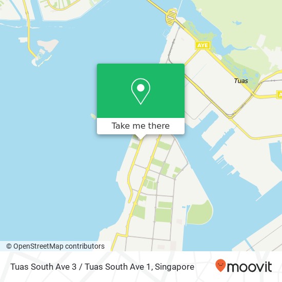 Tuas South Ave 3 / Tuas South Ave 1地图