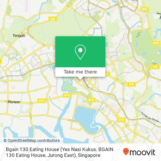 Bgain 130 Eating House (Yes Nasi Kukus. BGAIN 130 Eating House, Jurong East)地图