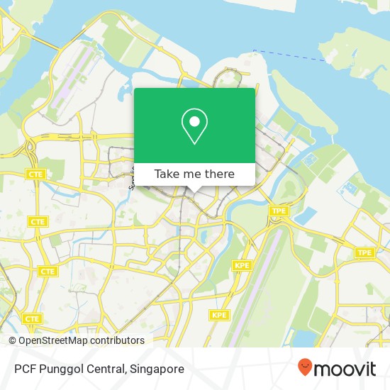 PCF Punggol Central map