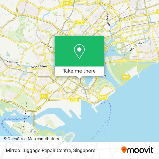 Mirrco Luggage Repair Centre map