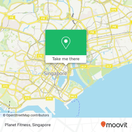 Planet Fitness地图