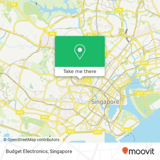 Budget Electronics map