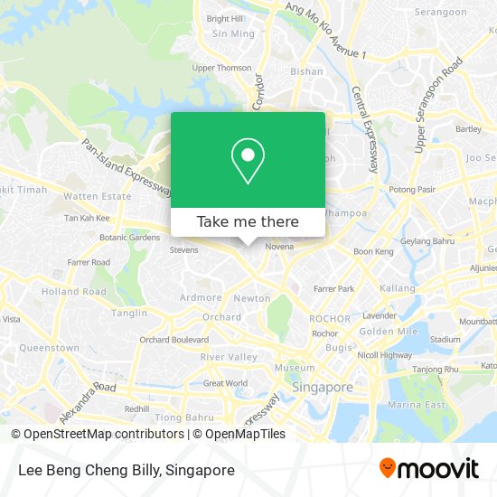 Lee Beng Cheng Billy map