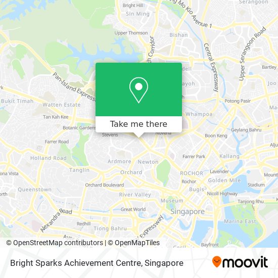 Bright Sparks Achievement Centre map