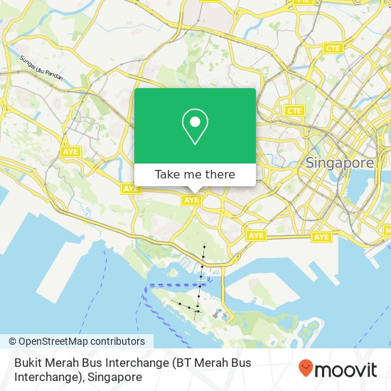 Bukit Merah Bus Interchange map