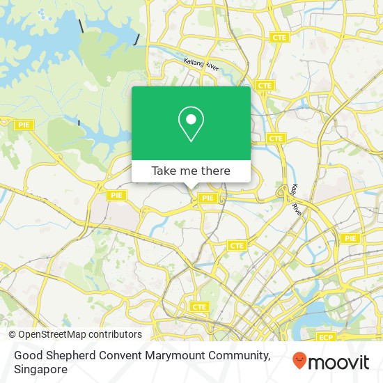 Good Shepherd Convent Marymount Community map