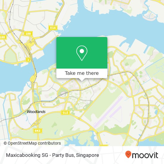 Maxicabooking SG - Party Bus map