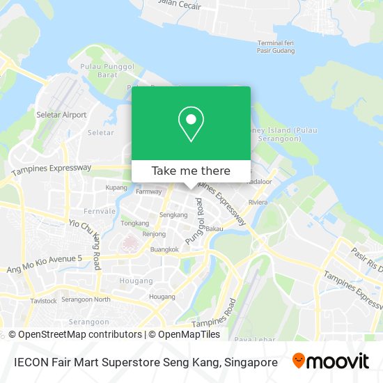 IECON Fair Mart Superstore Seng Kang map