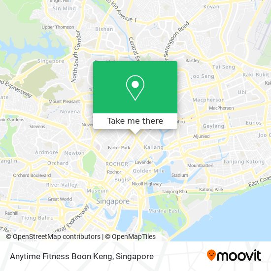 Anytime Fitness Boon Keng map