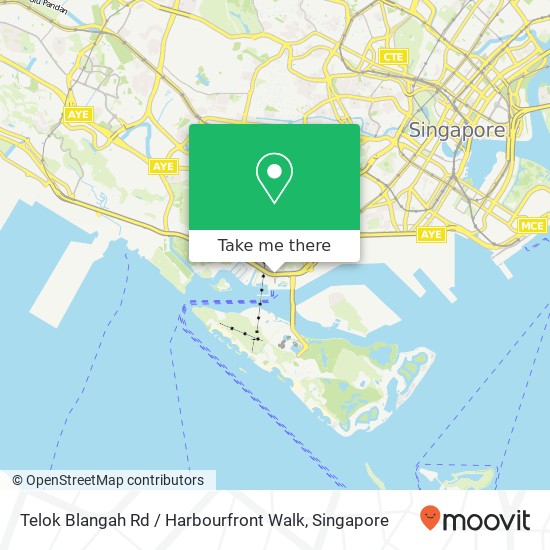 Telok Blangah Rd / Harbourfront Walk map