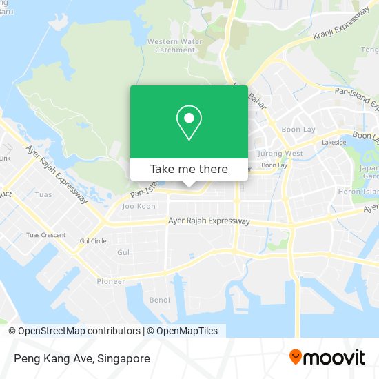 Peng Kang Ave map