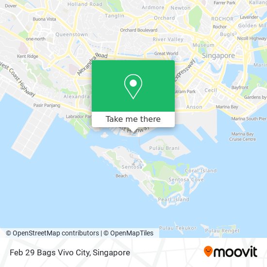 Feb 29 Bags Vivo City地图