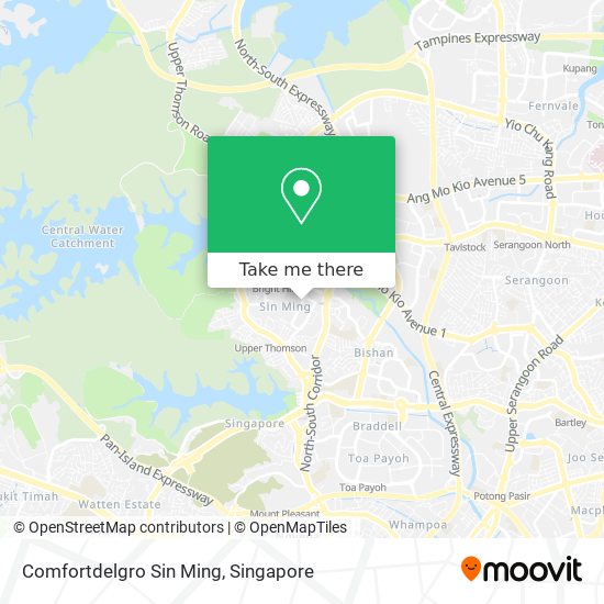 Comfortdelgro Sin Ming map