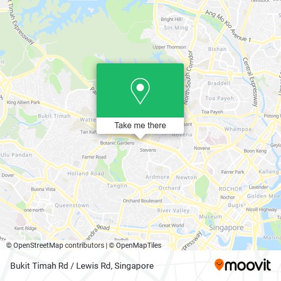 Bukit Timah Rd / Lewis Rd map