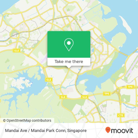 Mandai Ave / Mandai Park Conn map