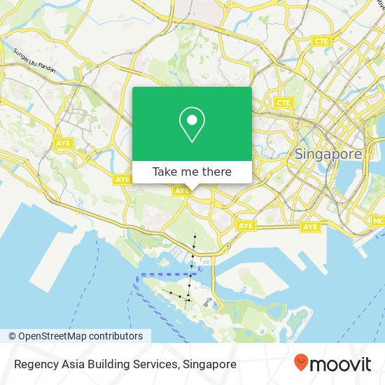 Regency Asia Building Services map