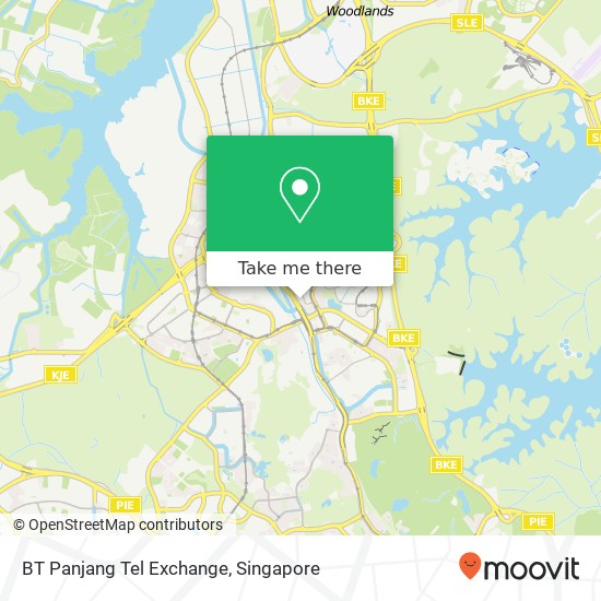 BT Panjang Tel Exchange map