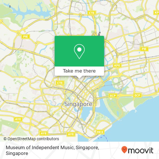 Museum of Independent Music, Singapore map