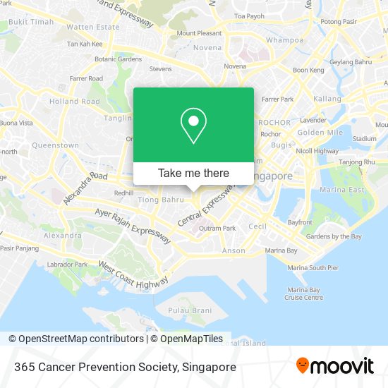 365 Cancer Prevention Society map