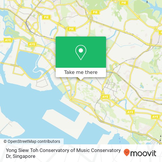 Yong Siew Toh Conservatory of Music Conservatory Dr map