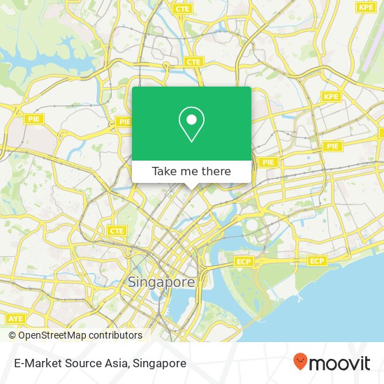 E-Market Source Asia map