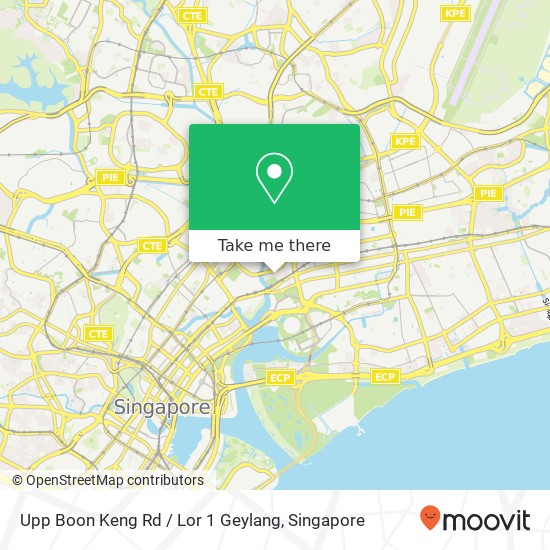 Upp Boon Keng Rd / Lor 1 Geylang地图