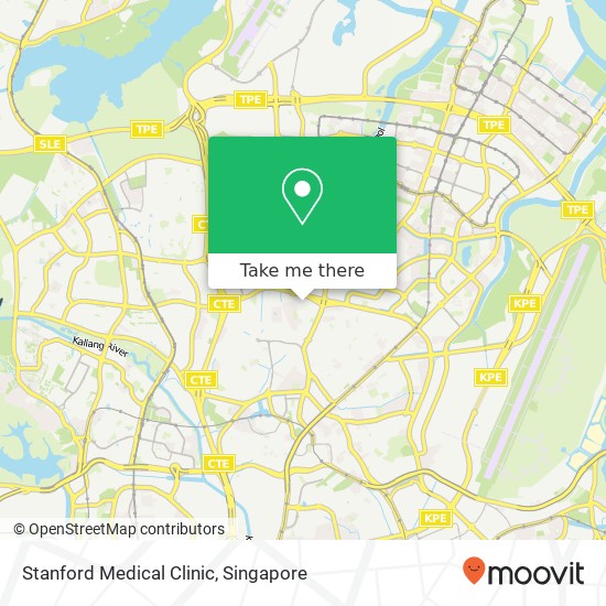 Stanford Medical Clinic地图