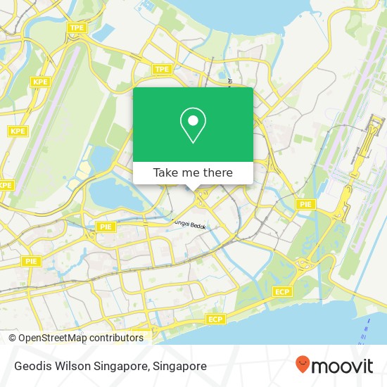 Geodis Wilson Singapore map