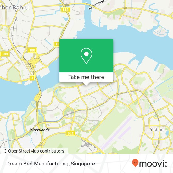 Dream Bed Manufacturing map