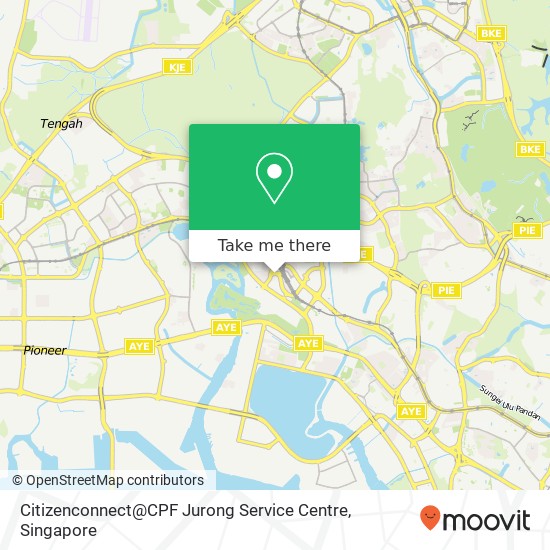 Citizenconnect@CPF Jurong Service Centre地图