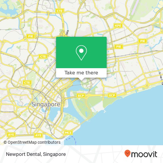 Newport Dental map