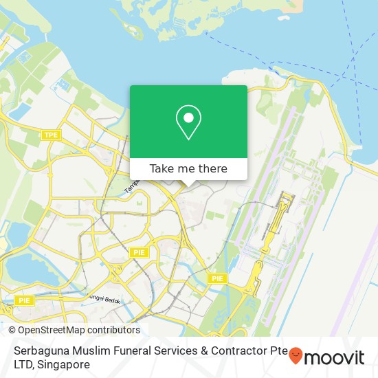 Serbaguna Muslim Funeral Services & Contractor Pte LTD map