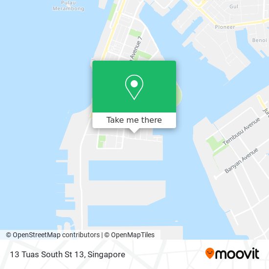 13 Tuas South St 13 map