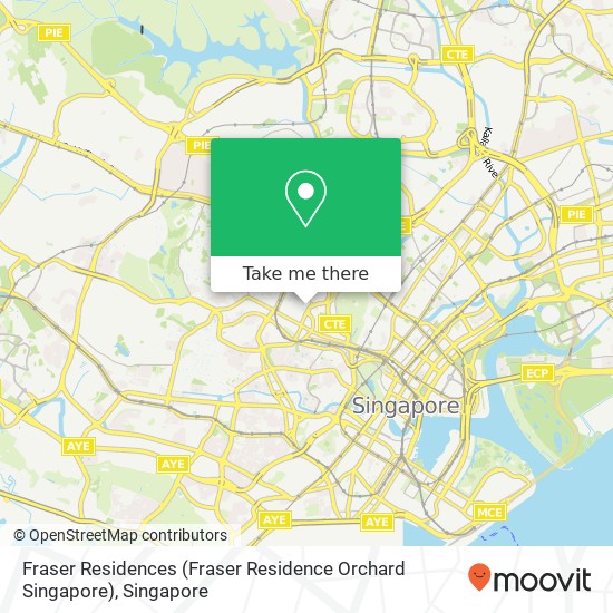 Fraser Residences (Fraser Residence Orchard Singapore)地图