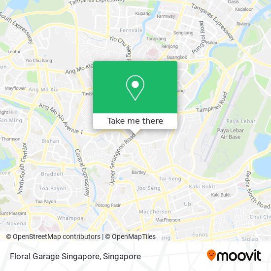 Floral Garage Singapore map