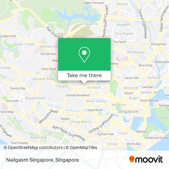 Nailgasm Singapore地图