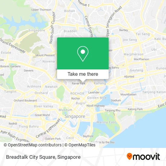 Breadtalk City Square map