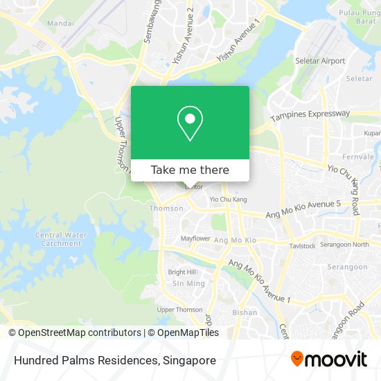 Hundred Palms Residences map