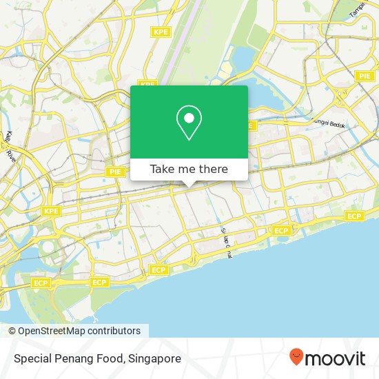 Special Penang Food map