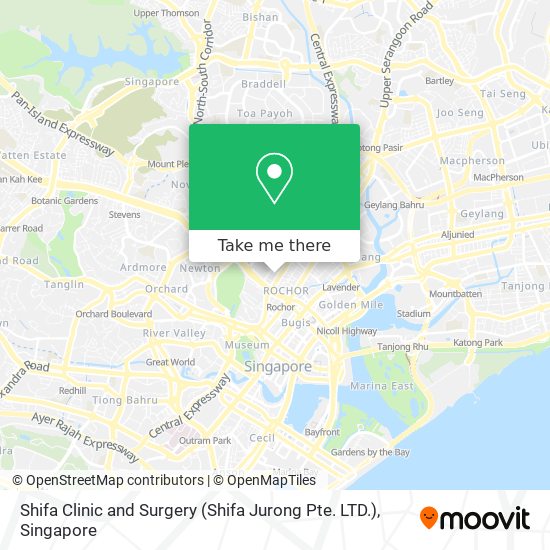 Shifa Clinic and Surgery (Shifa Jurong Pte. LTD.) map