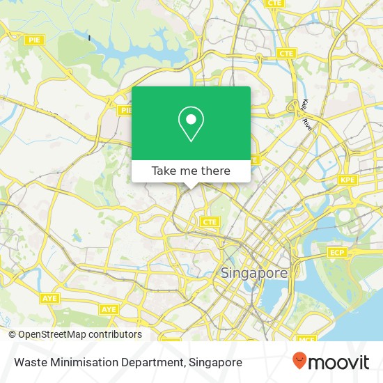 Waste Minimisation Department map