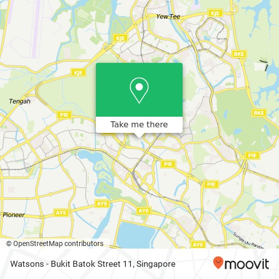 Watsons - Bukit Batok Street 11地图