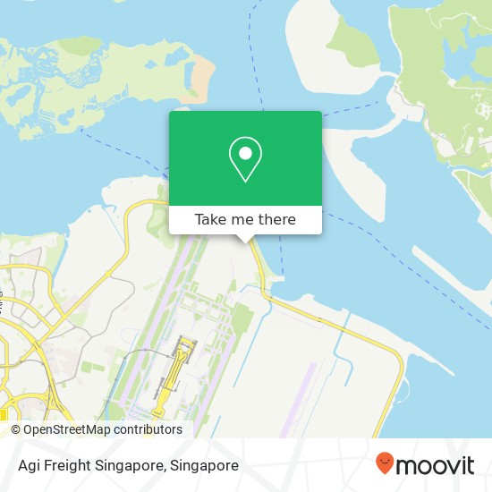 Agi Freight Singapore map