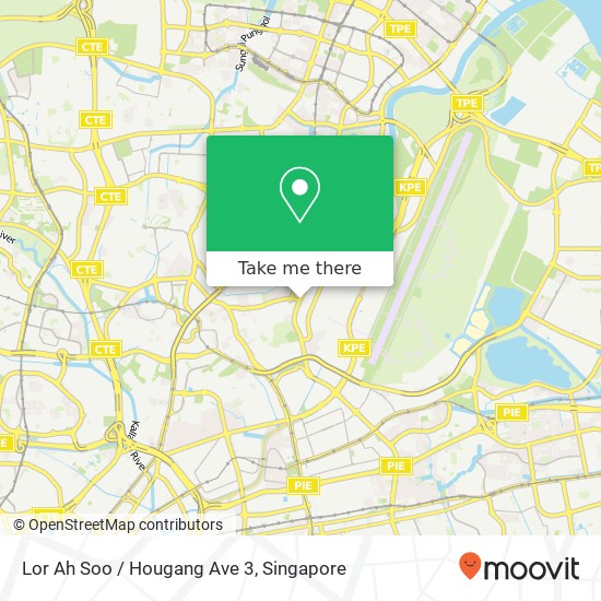 Lor Ah Soo / Hougang Ave 3地图