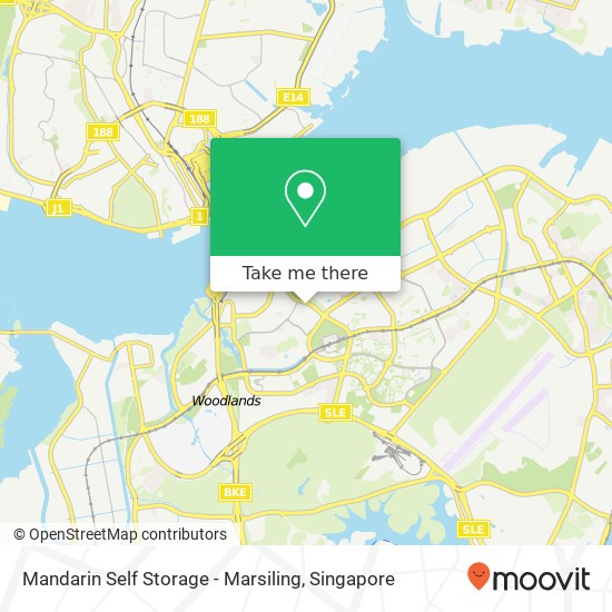 Mandarin Self Storage - Marsiling地图