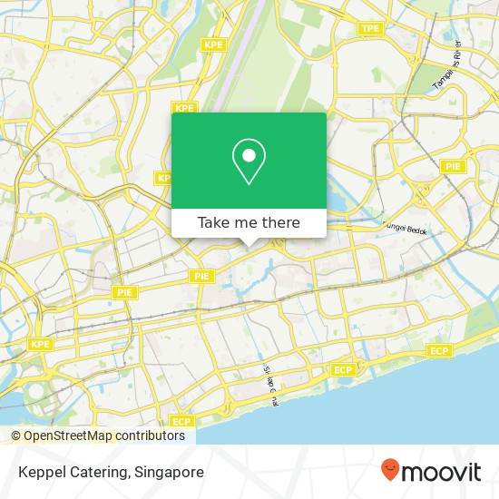 Keppel Catering map